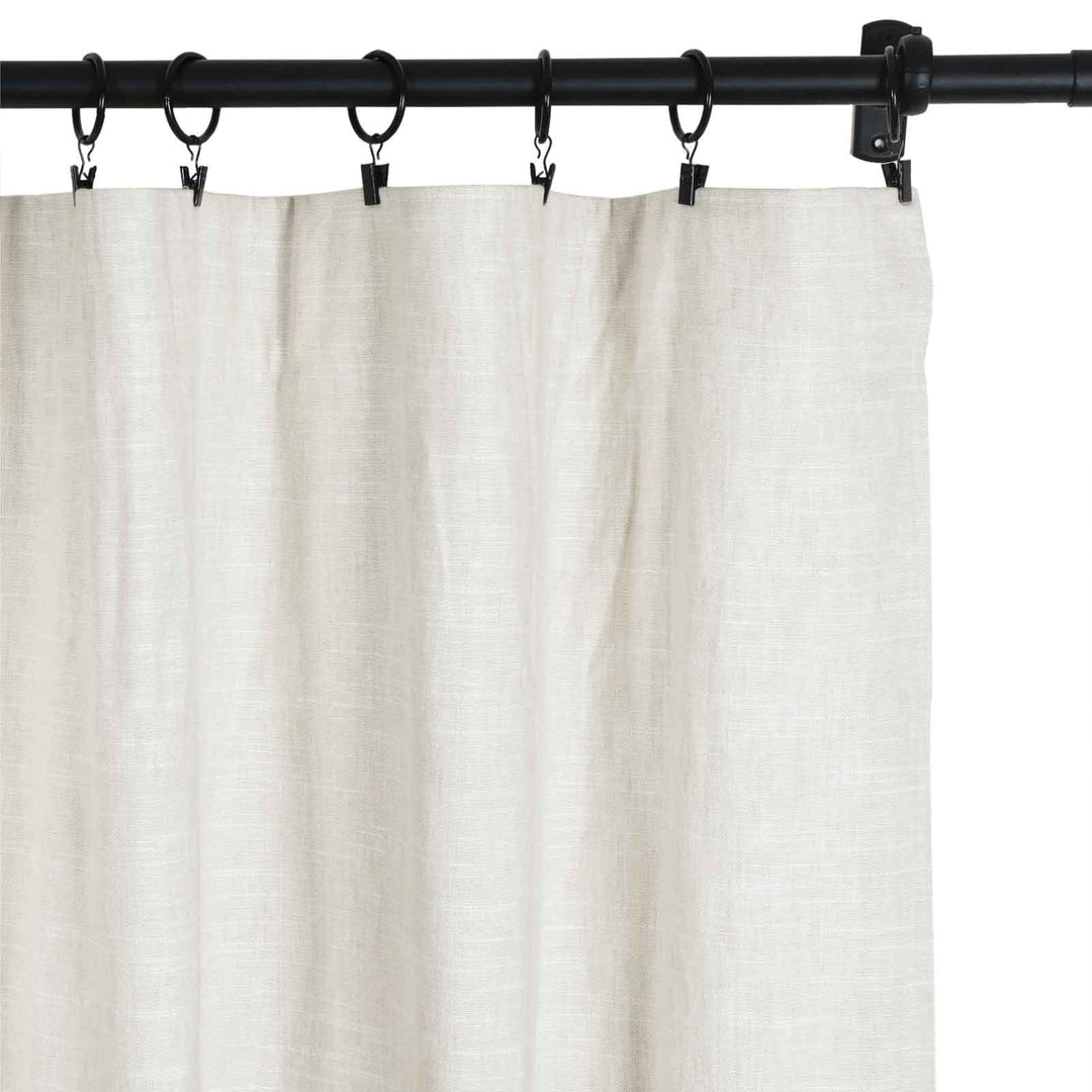 Sia Linen Curtains & Drapes Soft Top