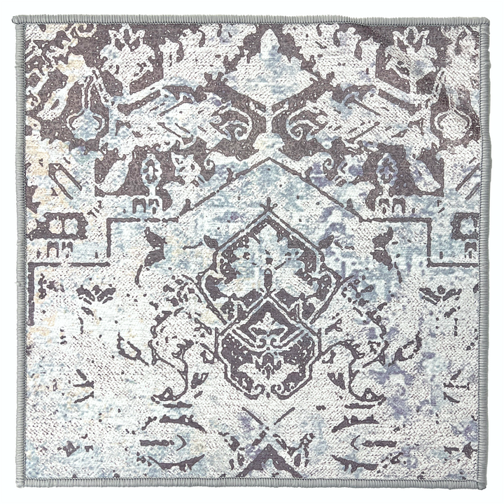 Lana Synthetic Blue Rug