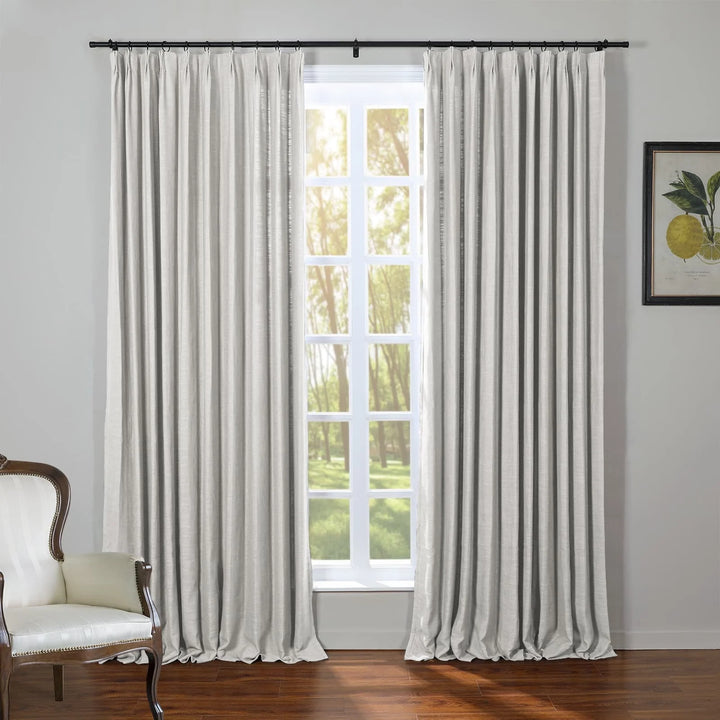 Kay Linen Curtains & Drapes Pleated