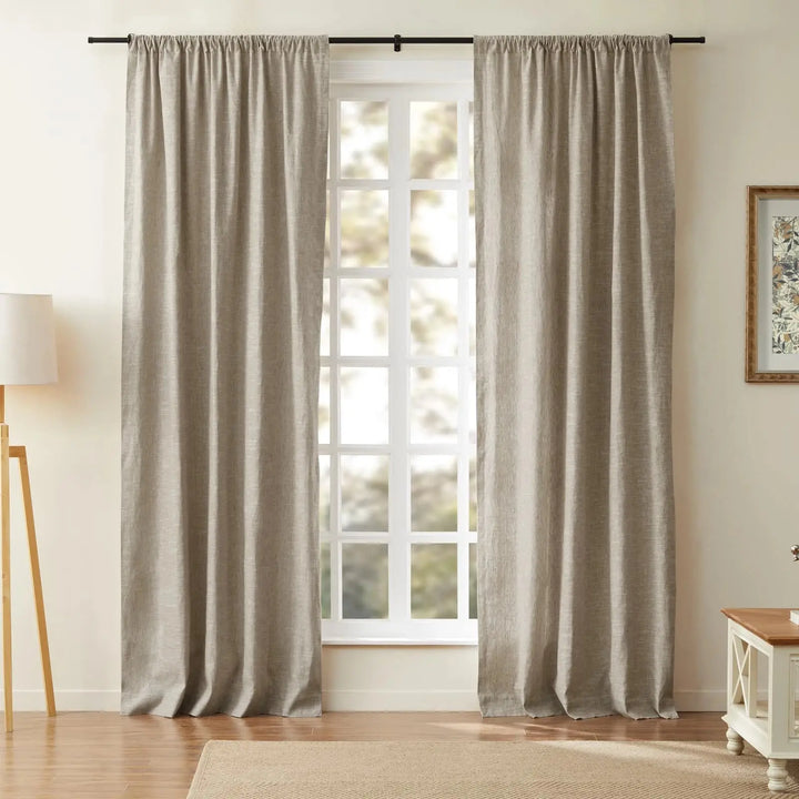 Sia Linen Curtains & Drapes Soft Top