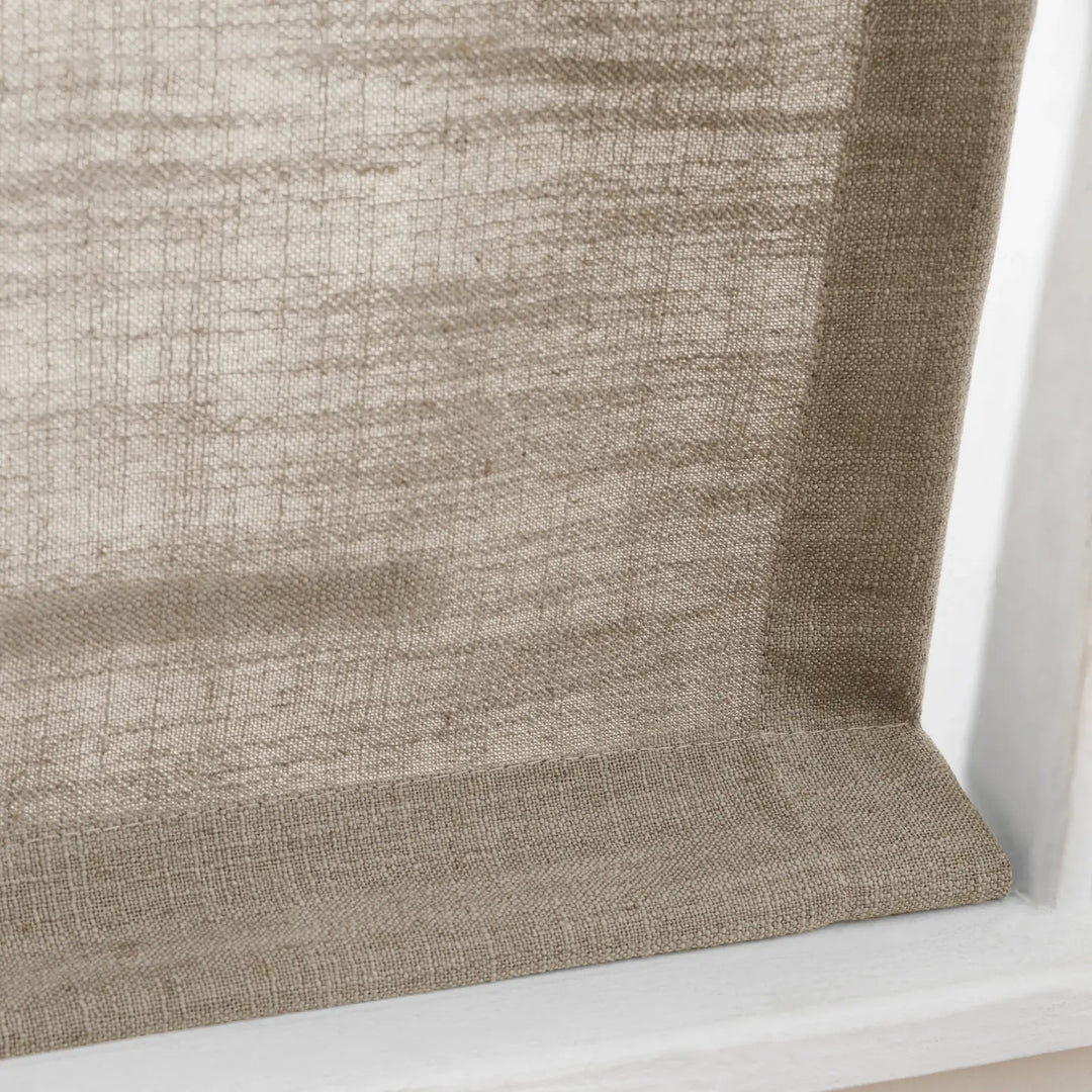 Kay Linen Roman Blinds & Shades | Plain Fold