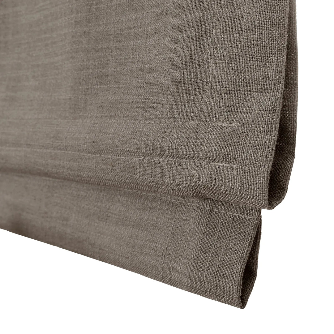 Kay Linen Roman Blinds & Shades | Plain Fold