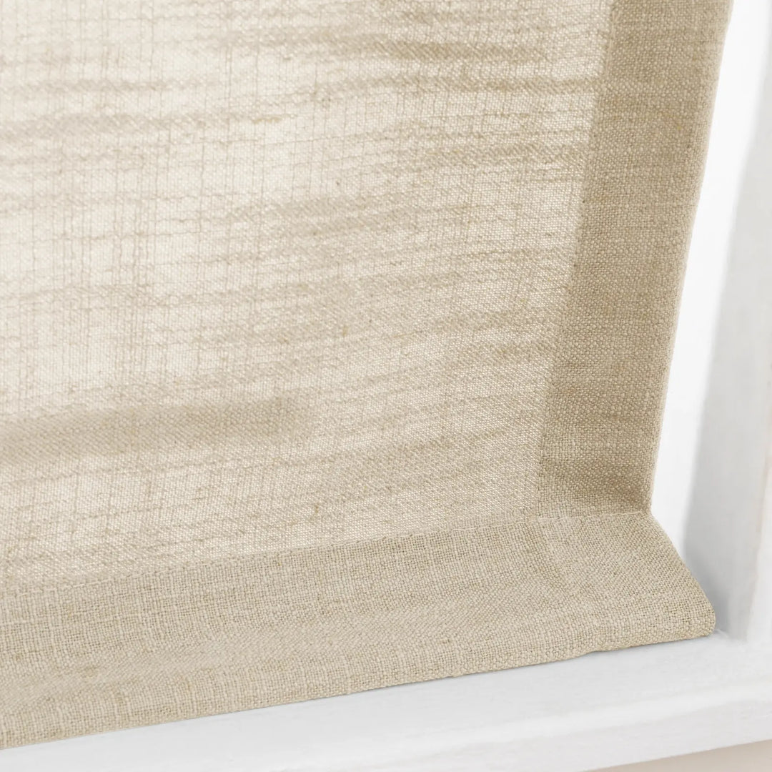 Kay Linen Roman Blinds & Shades | Plain Fold