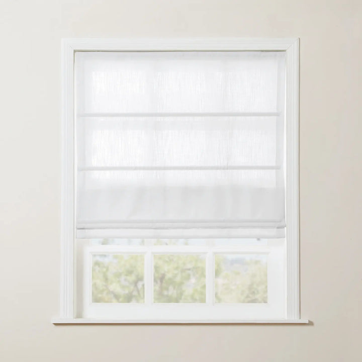 Kay Linen Roman Blinds & Shades | Plain Fold