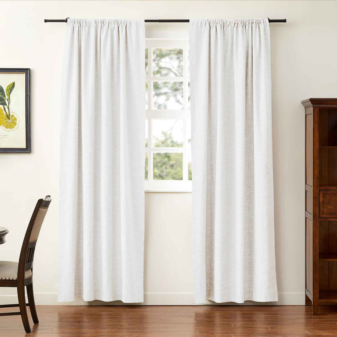 Sia Linen Curtains & Drapes Soft Top