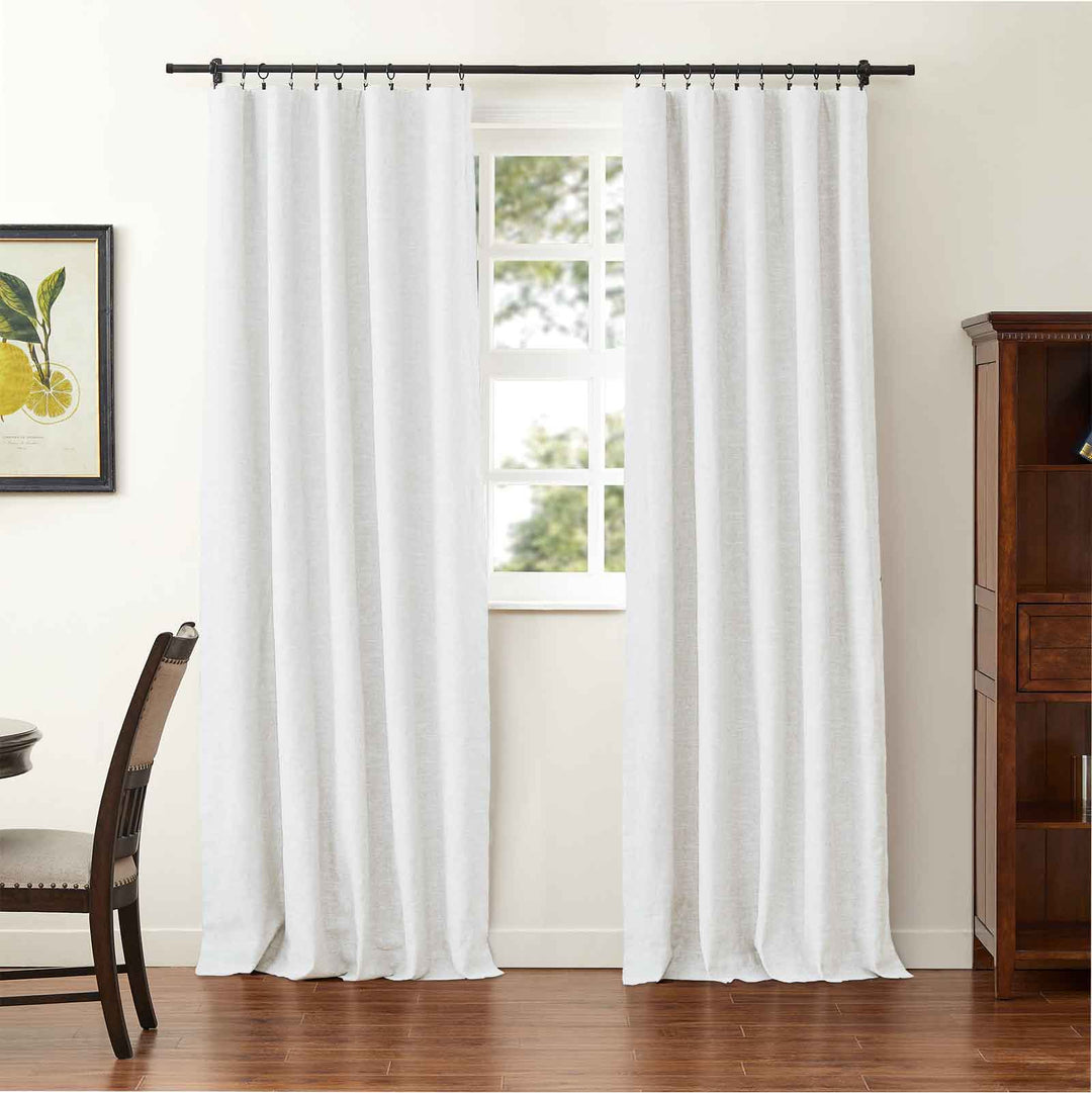 Sia Linen Curtains & Drapes Soft Top