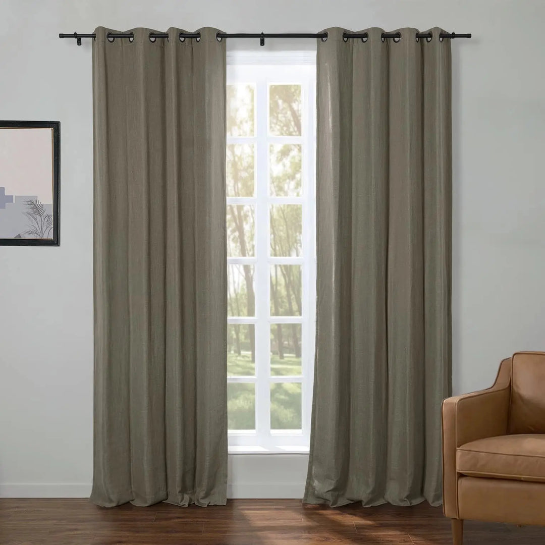 Kay  Linen Curtains & Drapes Grommet