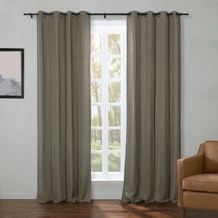 Kay  Linen Curtains & Drapes Grommet