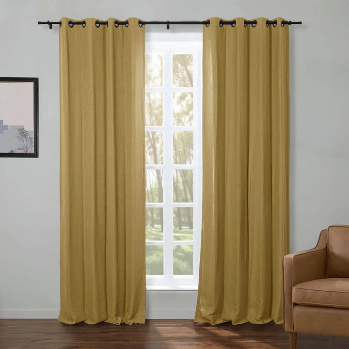 Kay  Linen Curtains & Drapes Grommet