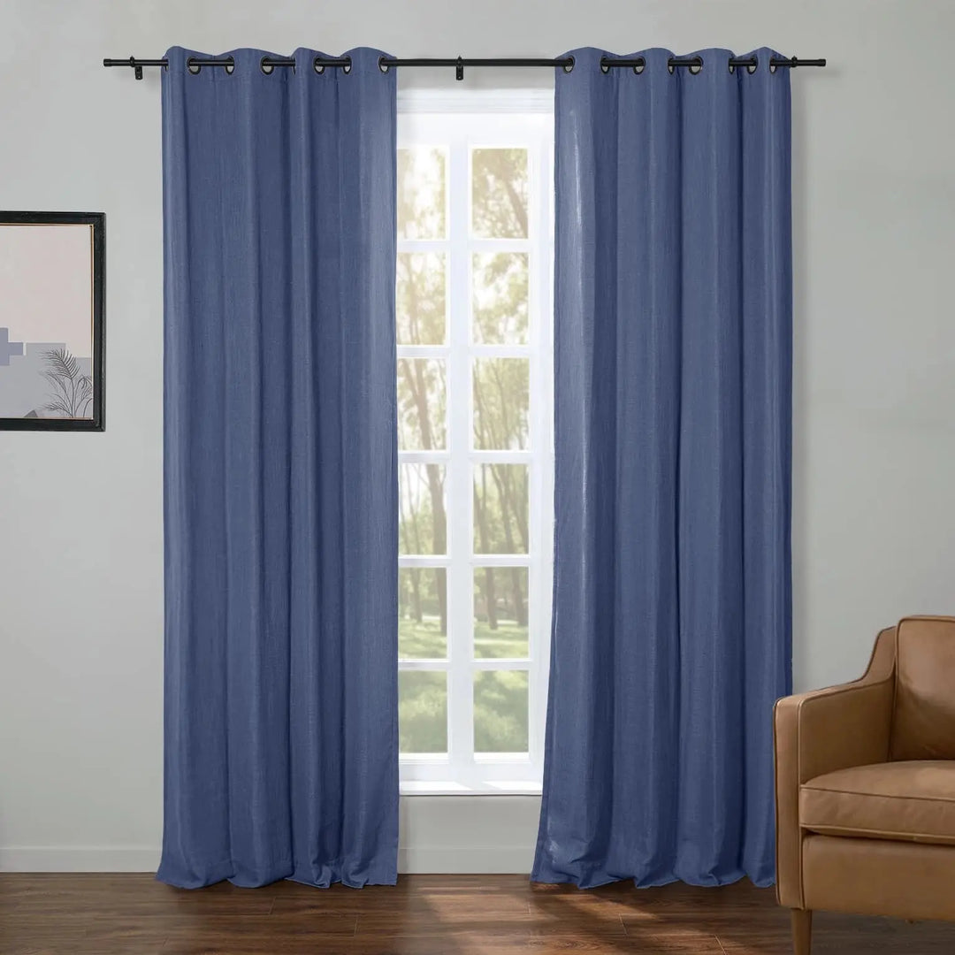 Kay  Linen Curtains & Drapes Grommet