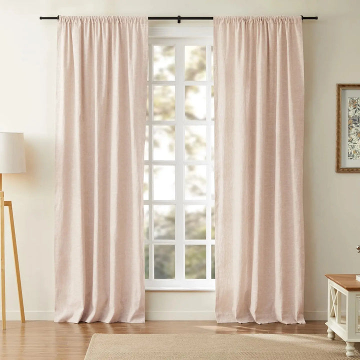 Sia Linen Curtains & Drapes Soft Top