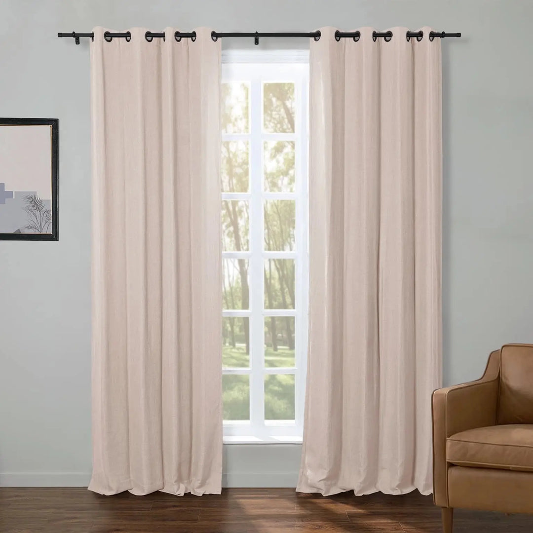 Kay  Linen Curtains & Drapes Grommet