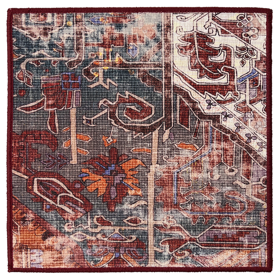 Rachel Rust Printed Rug