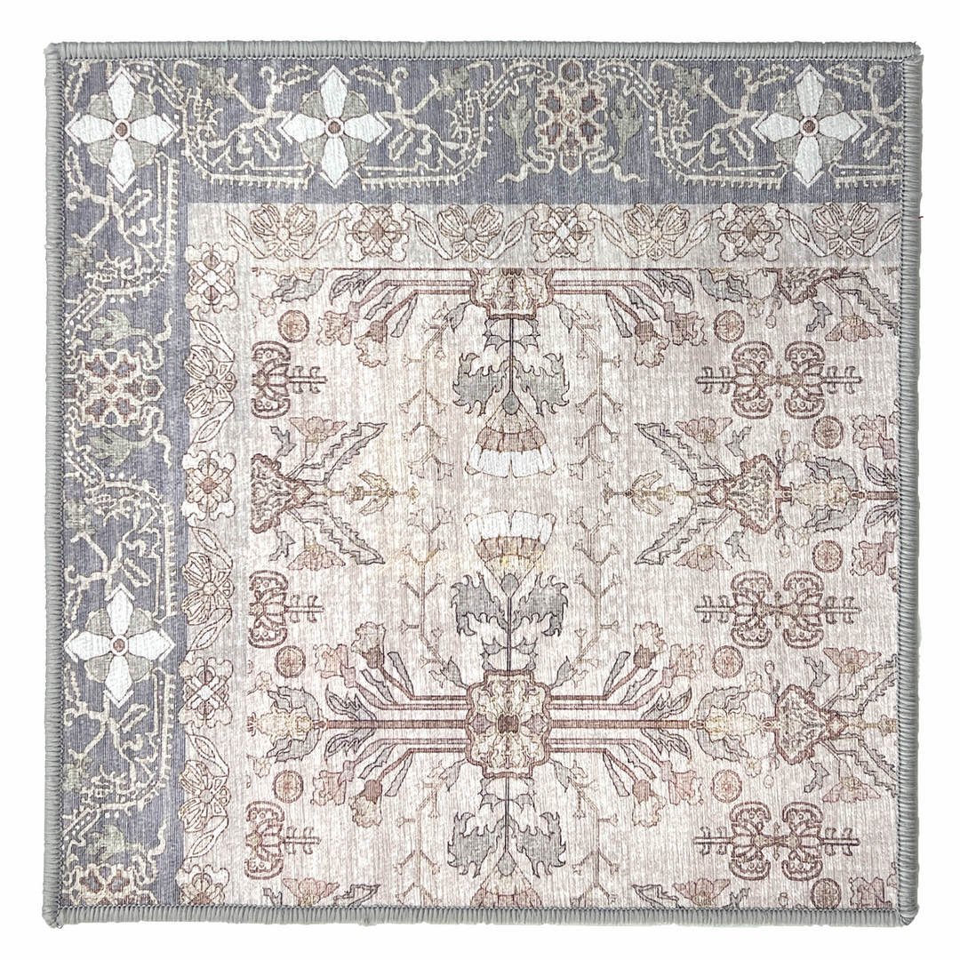 Rosy Ivory Hand-Tufted Rug