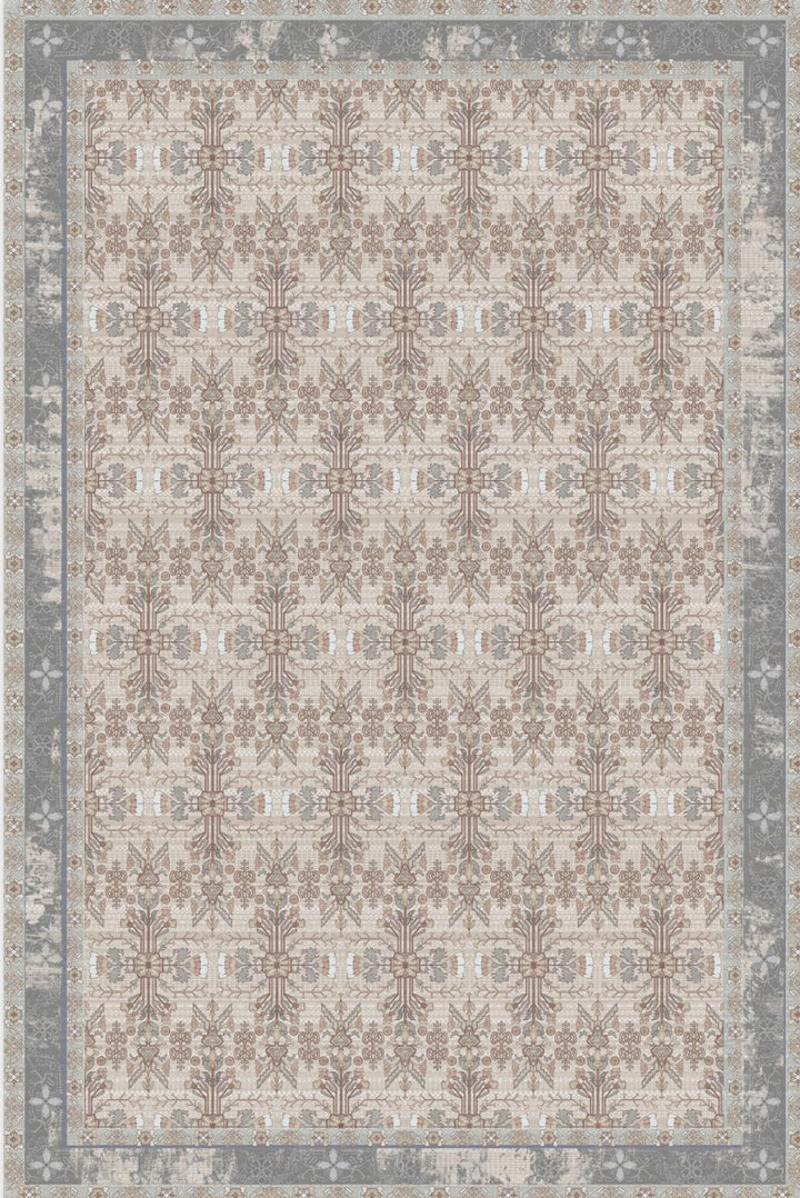 Rosy Ivory Hand-Tufted Rug