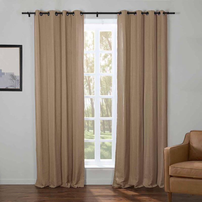 Kay  Linen Curtains & Drapes Grommet