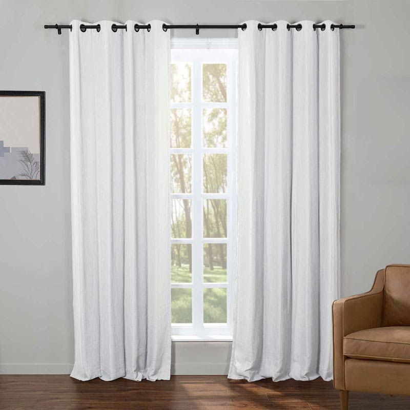 Kay  Linen Curtains & Drapes Grommet