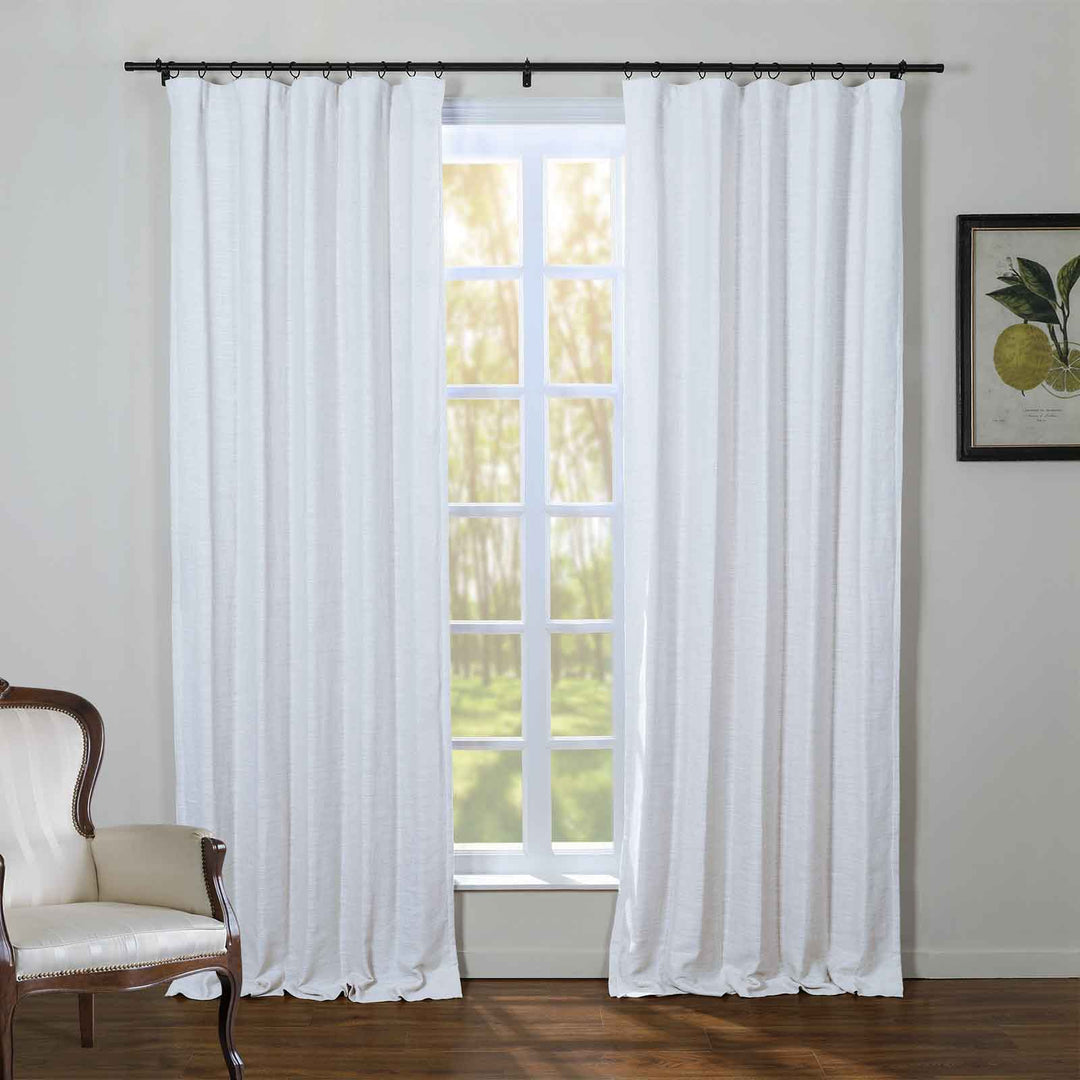 Kay Linen Curtains & Drapes Soft Top