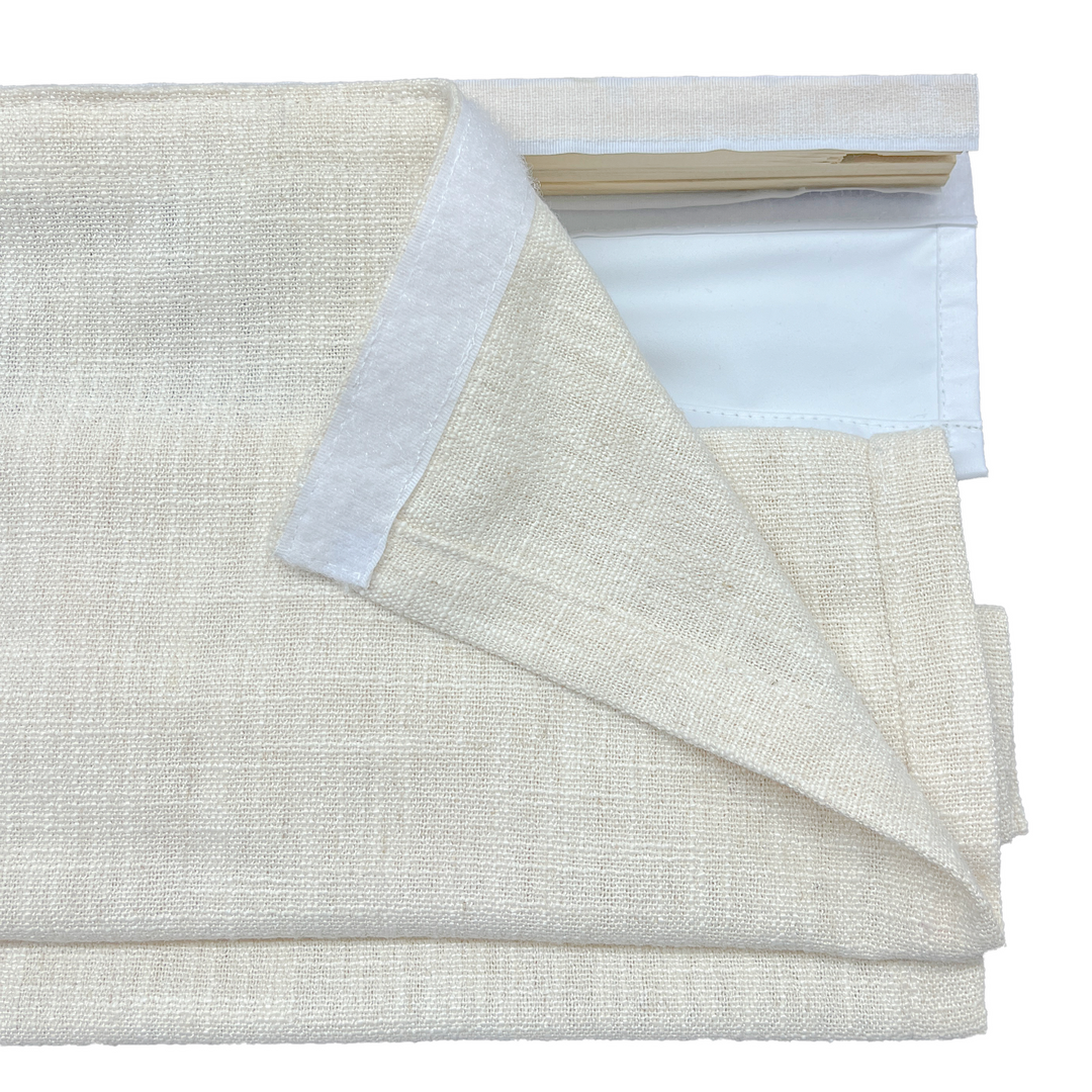 Kay Linen Roman Blinds & Shades | Plain Fold