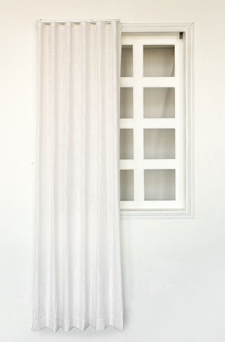 Lindy Cotton Blend Curtains & Drapes Ripple Fold