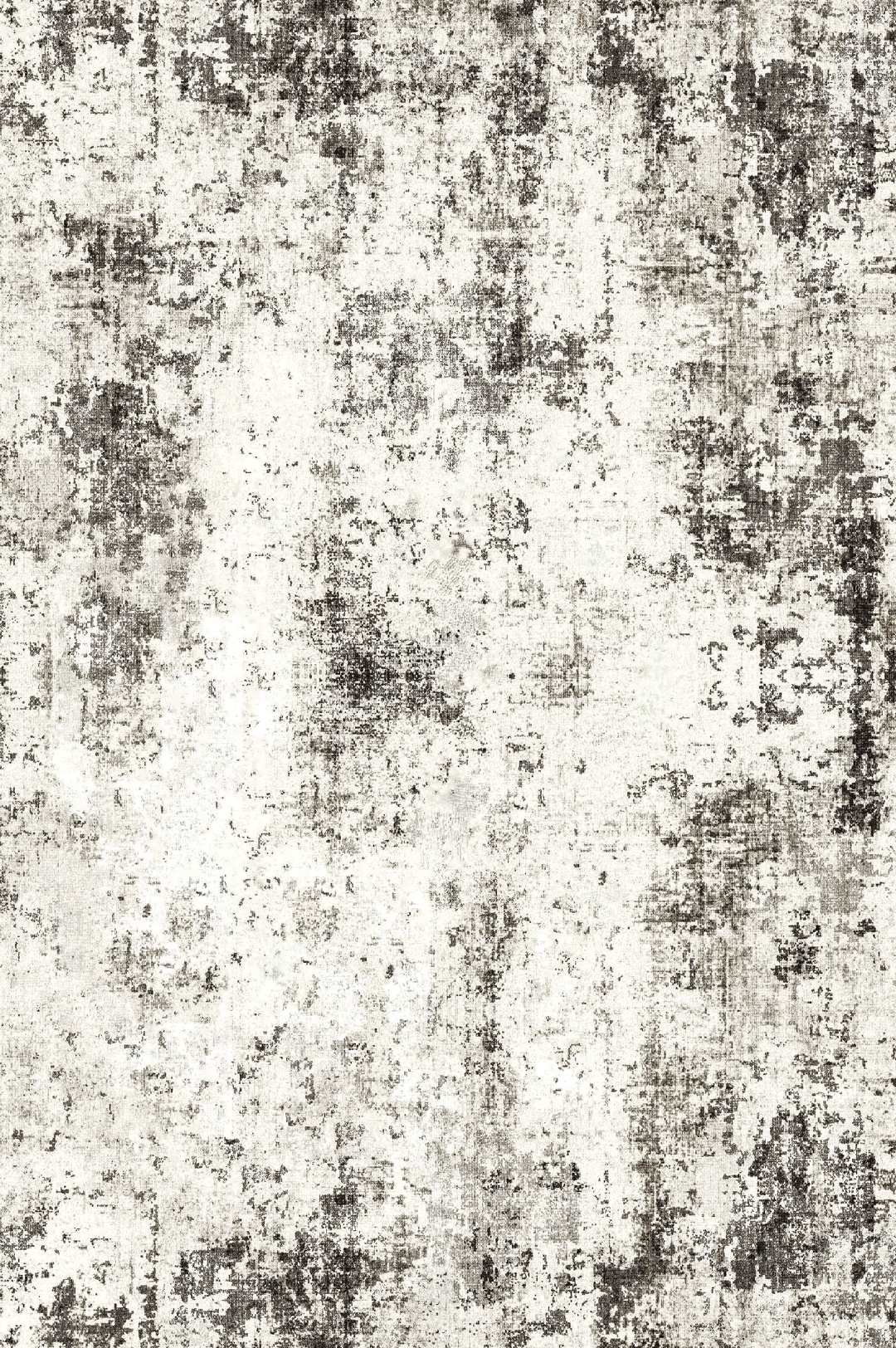 Smog Modern Synthetic Silver Graphite Rug