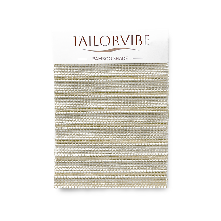 Tailor Woven Bamboo Shade| Marble White