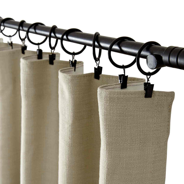 Lindy Cotton Blend Curtains & Drapes Soft Top