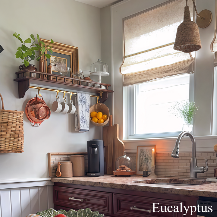 Belgian Linen Flax Roman Blinds & Shades| Plain Fold
