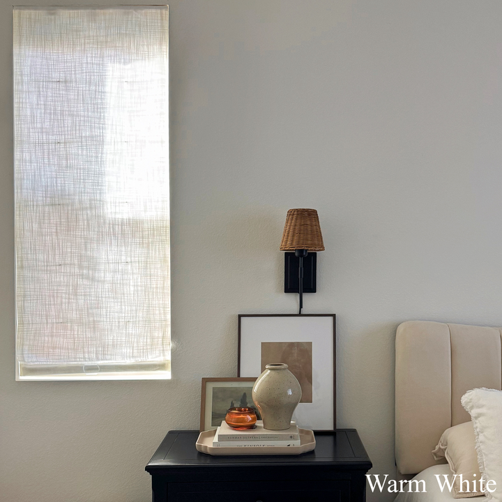 Kay Linen Roman Blinds & Shades | Flat Fold