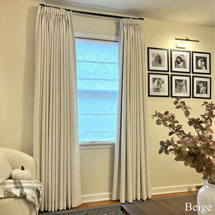 Kay Linen Blackout Curtains & Drapes