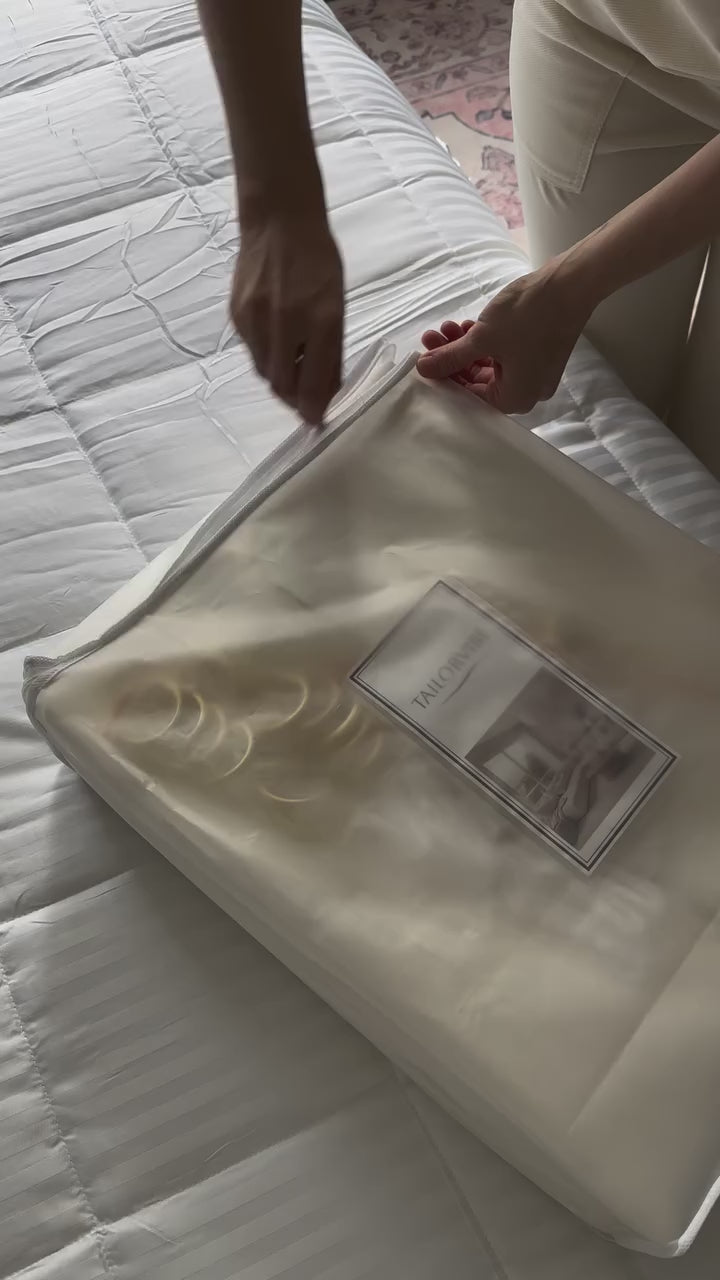 Belgian Linen Flax Curtains & Drapes Pleated