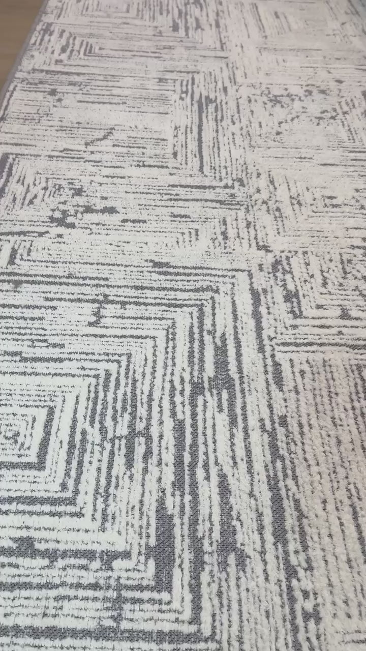 Zion Blue Jacquard Rug