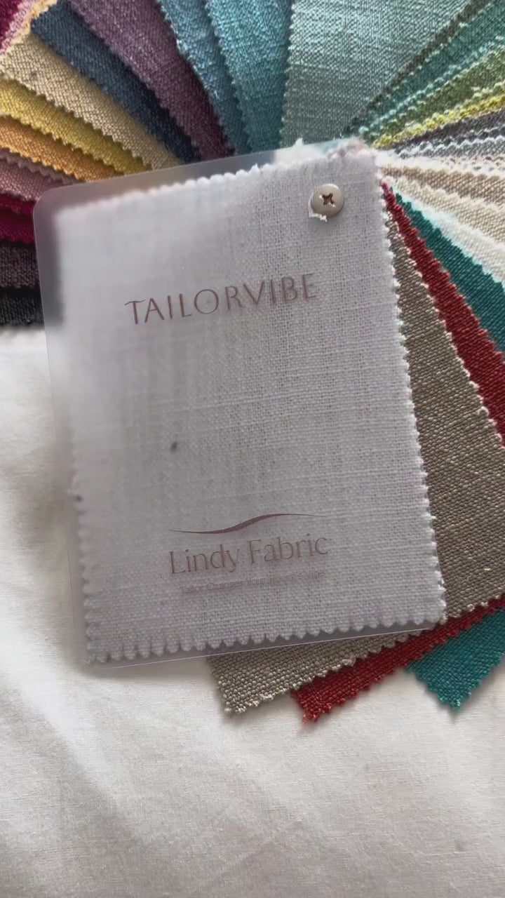 Lindy Cotton Blend Curtains & Drapes French Pleated