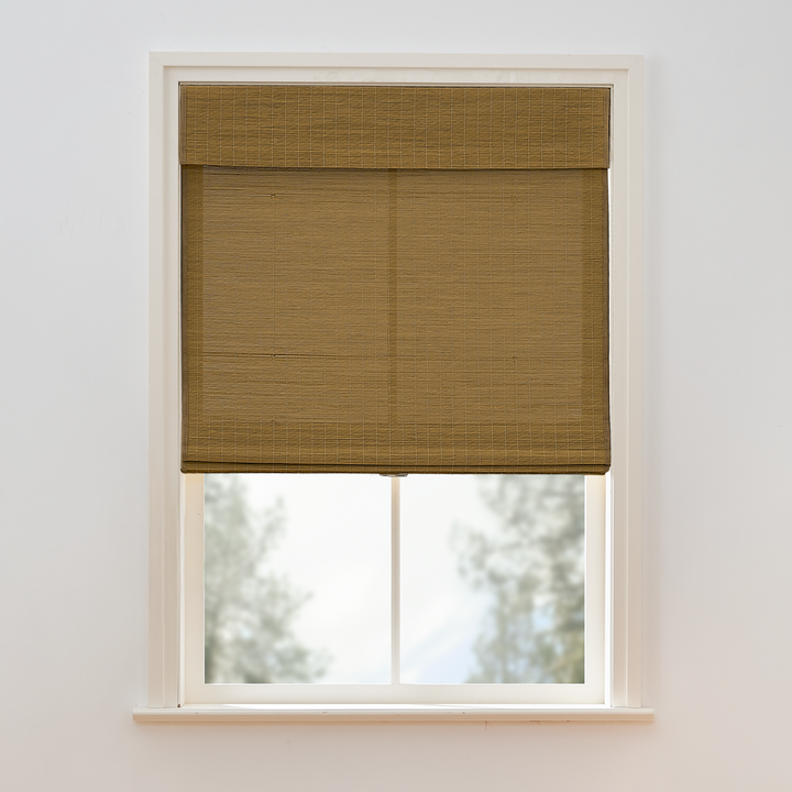 Tina Woven Bamboo Shade| Light Carbon