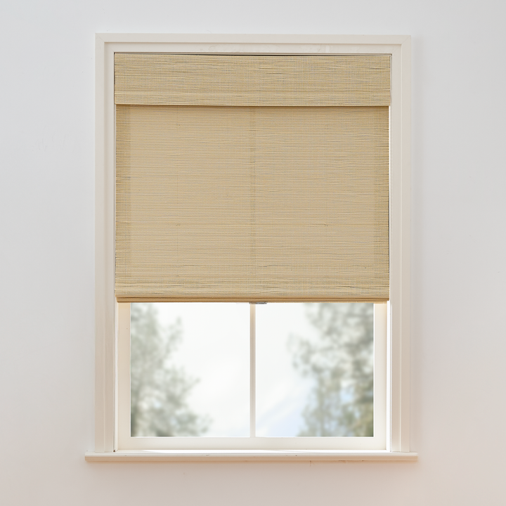 Tina Woven Bamboo Shade| Ivory White