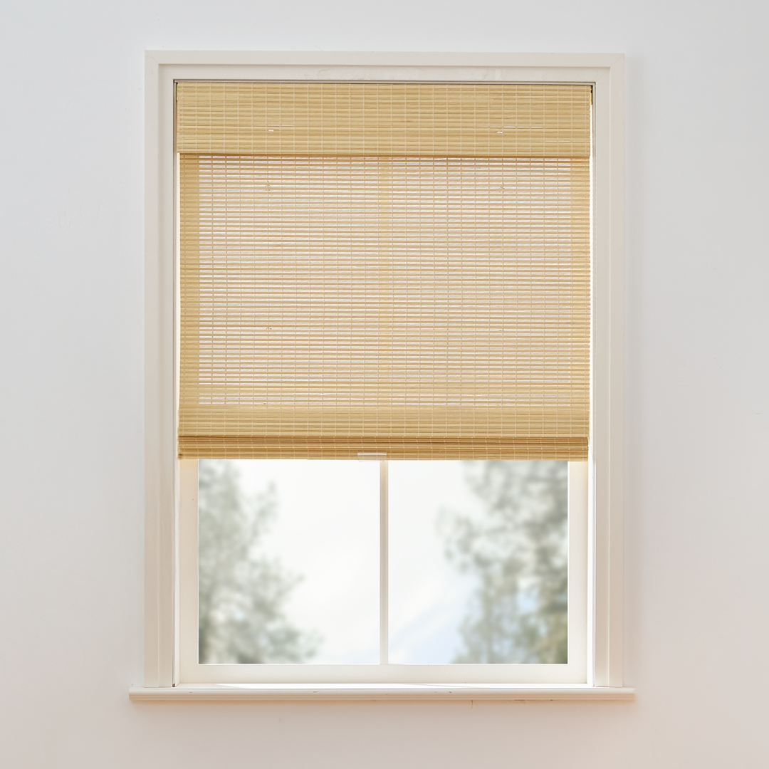 Tina Woven Bamboo Shade| Off White