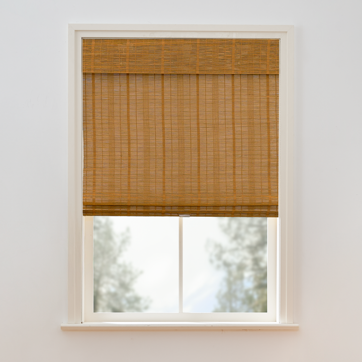 Tina Woven Bamboo Shade| Deep Carbon