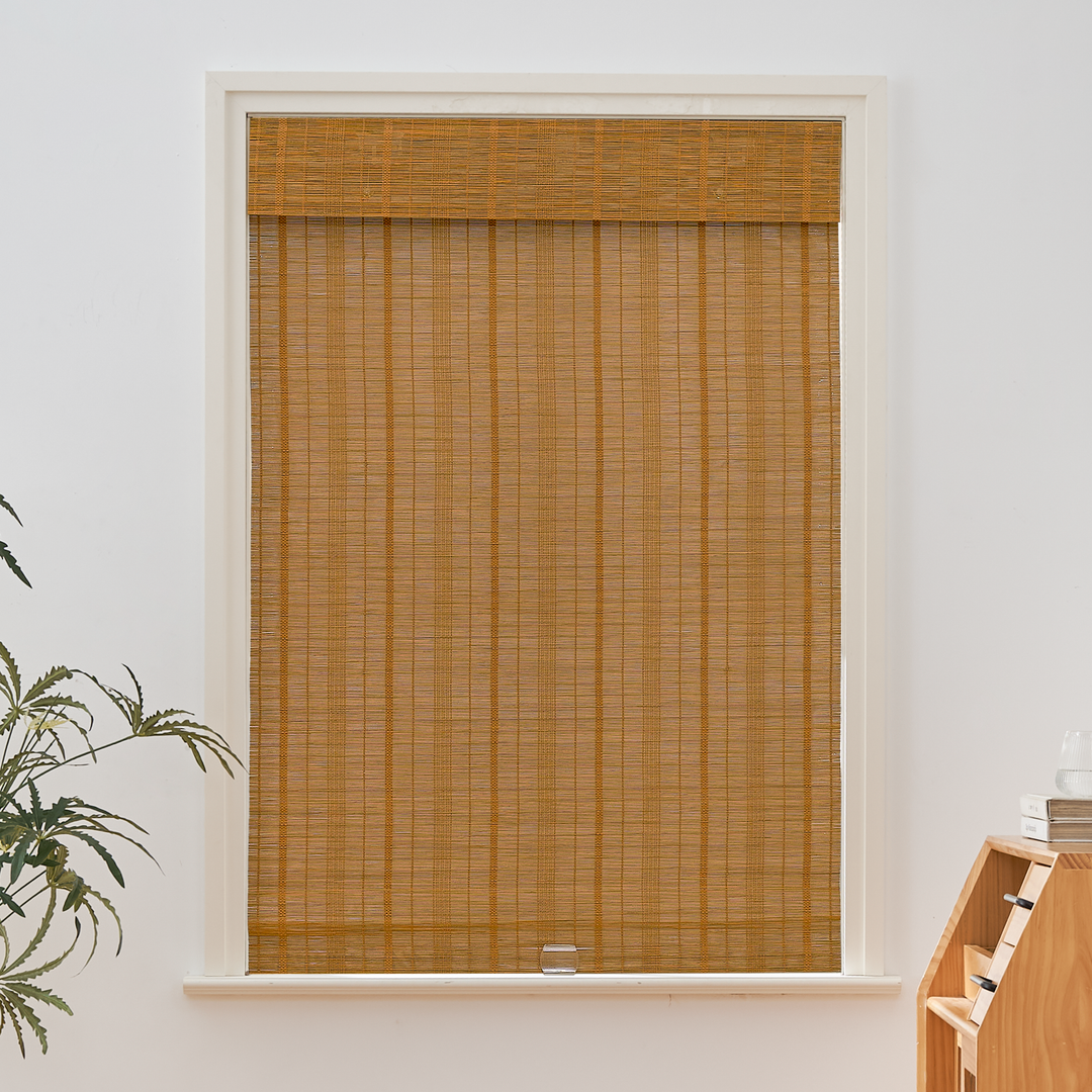 Tina Woven Bamboo Shade| Deep Carbon