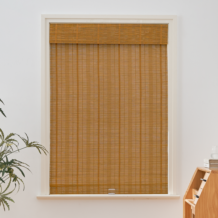 Tina Woven Bamboo Shade| Deep Carbon