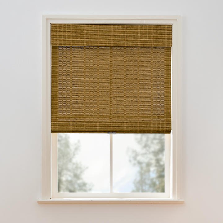 Tina Woven Bamboo Shade| Cloudy Carbon