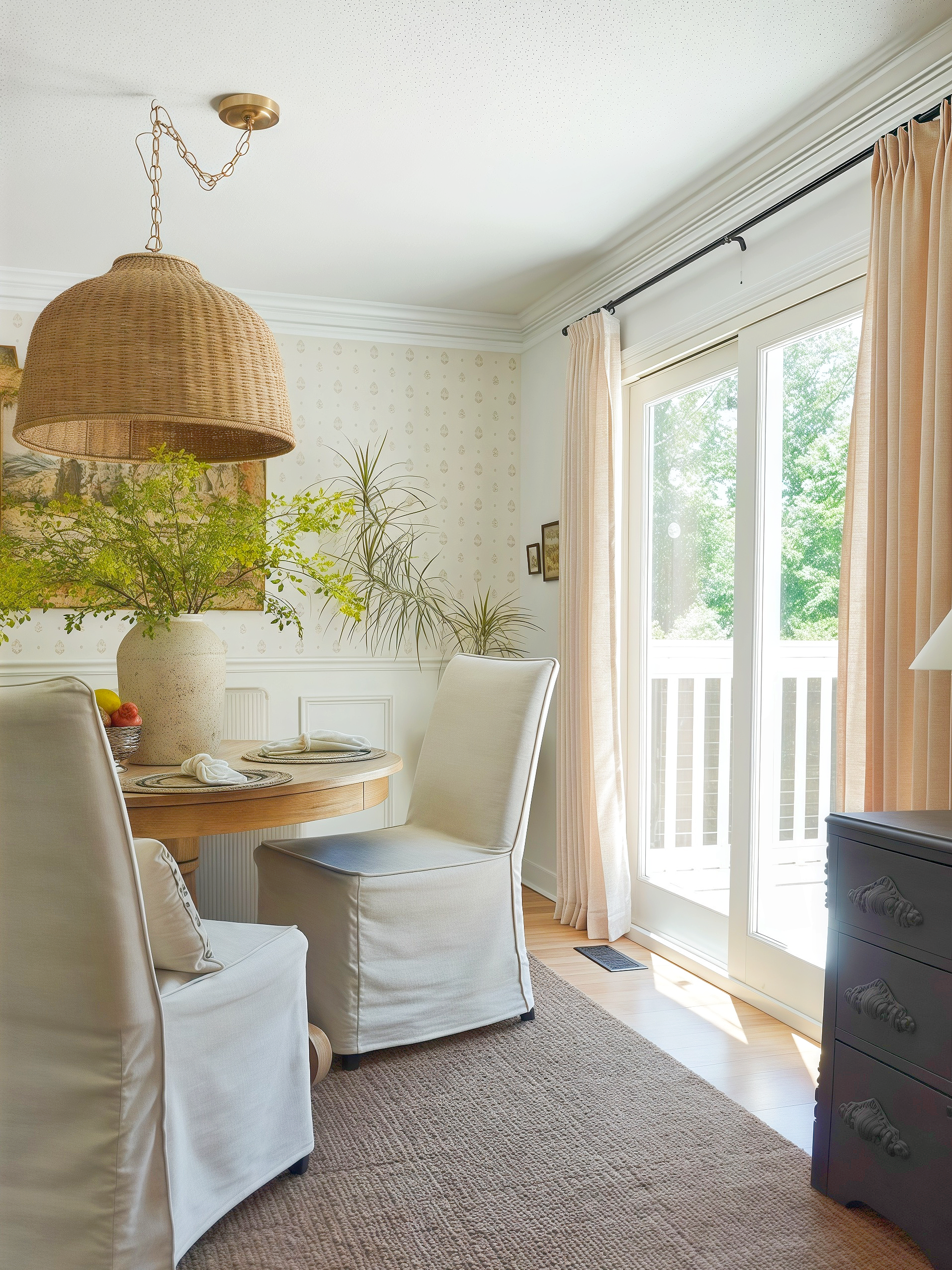Lia Linen Curtains & Drapes Pleated|Sand Beige